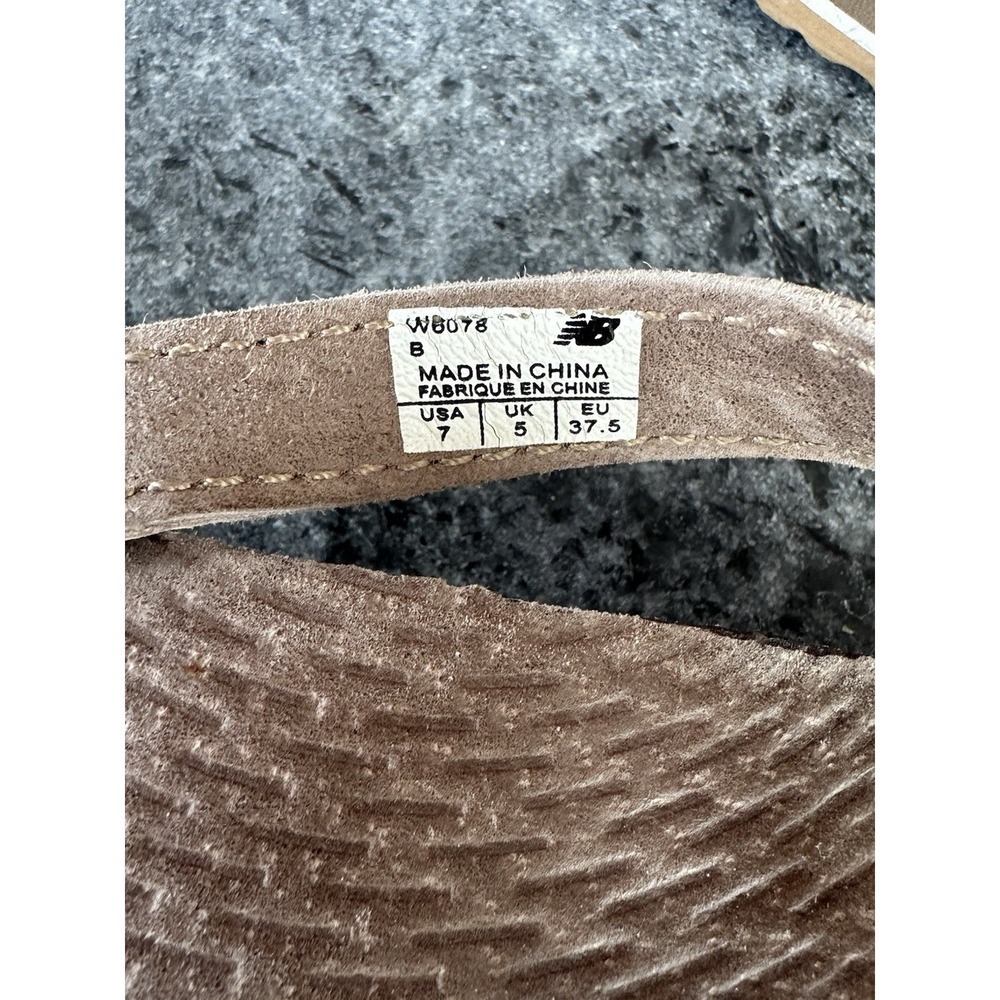 New Balance Womens Size 7B Brown Cushioned Slip On Flip Flop Sandals Shoes - Picture 9 of 9